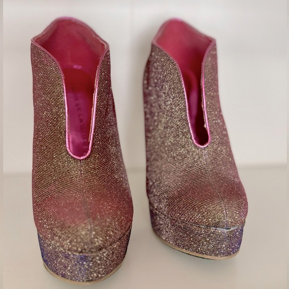 Multi Color Shimmer Booties - Picture 3 of 6